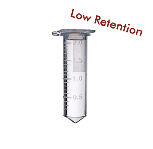 2.0 mL Low Retention Microcentrifuge Tube