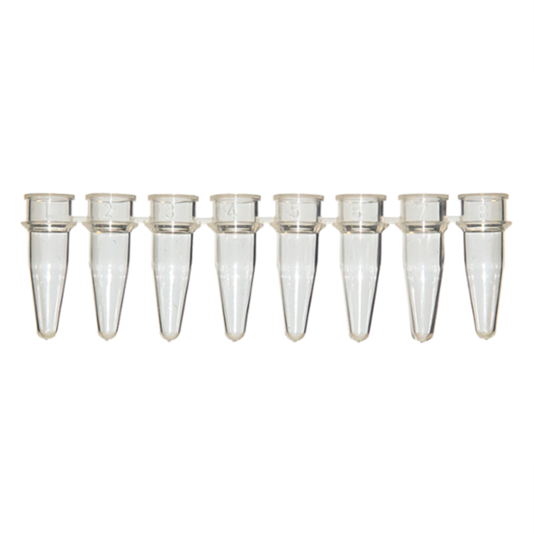 0.2 mL 8-Strip PCR Tubes (Tube Only)